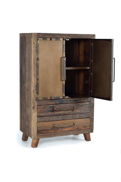 GINER Y COLOMER Buffet en bois recyclé et métal